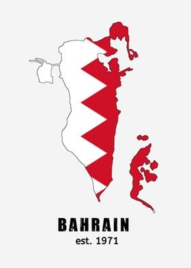 Map of Bahrain