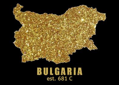 Bulgaria gold map