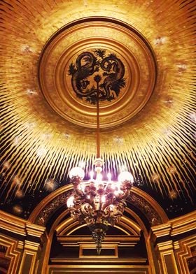 Golden ceiling