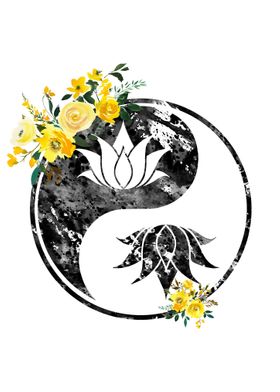 Lotus in Yin Yang