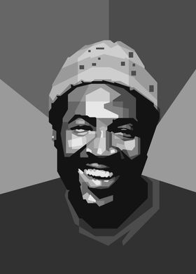 Blacknwhite Marvin Gaye