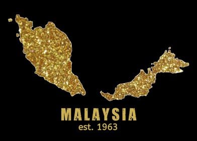 Malaysia gold map