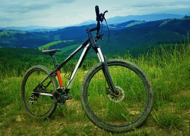 bicycle over the mountains