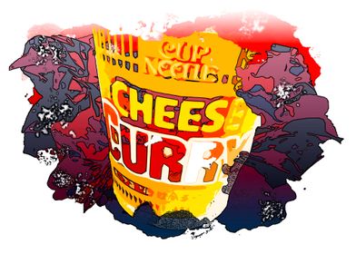 Cheese Curry Cup Noodle