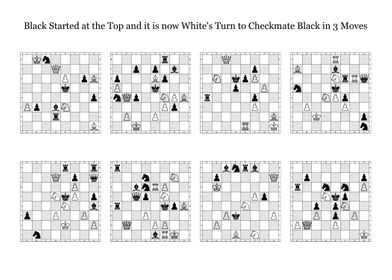 3 Move Chess Puzzles Set B