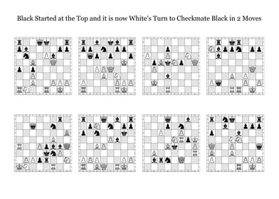 2 Move Chess Puzzles Set B