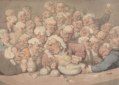 Rowlandson Serving Punch