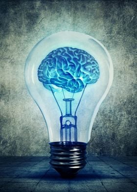 lightbulb brain