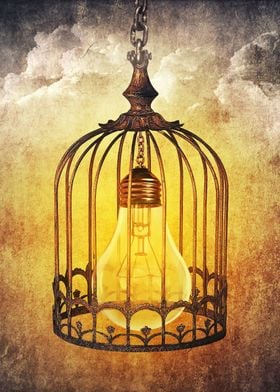 caged bulb