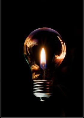 lightbulb candle