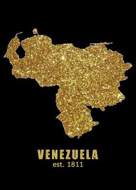 Venezuela gold map