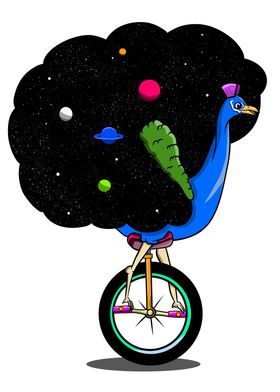 Peacock Unicycle