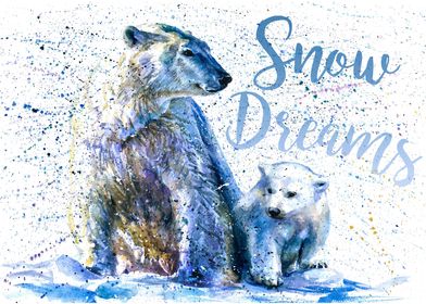Snow Dreams Polar bear