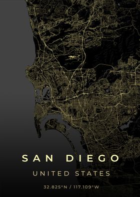 San Diego City Map