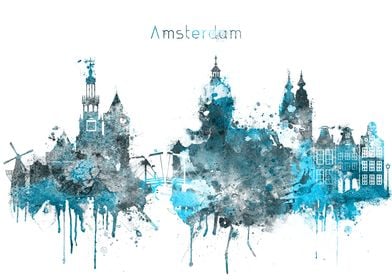 Amsterdam Skyline