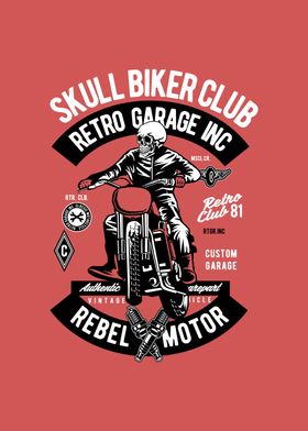 biker skull