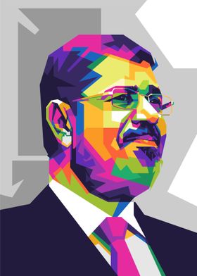 Muhammad Mursi Pop Art