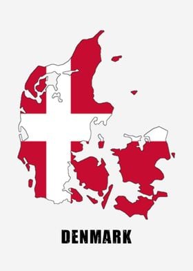 Map of Denmark