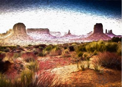 Desert Hills Southwest Art