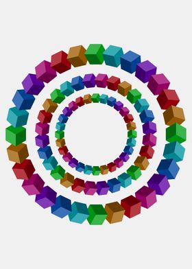 Circles illusion penrose