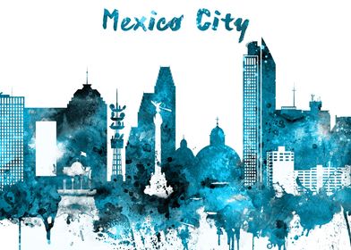 Mexico City Skyline