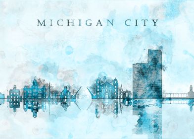 Michigan City Skyline