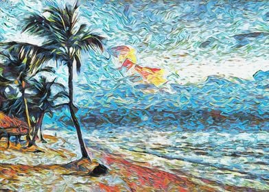 Ocean Beach Painting