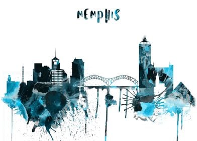 Memphis Tennessee Skyline