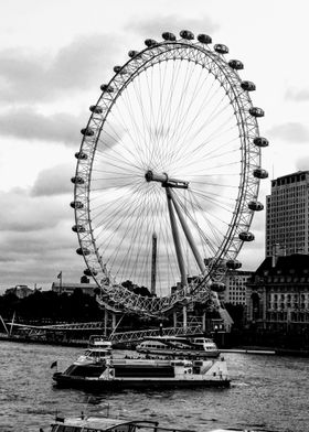 London Eye Monochrome