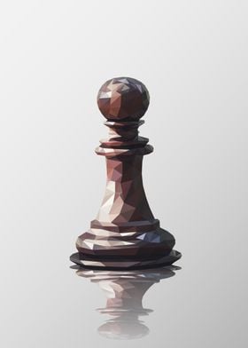 pawn low poly