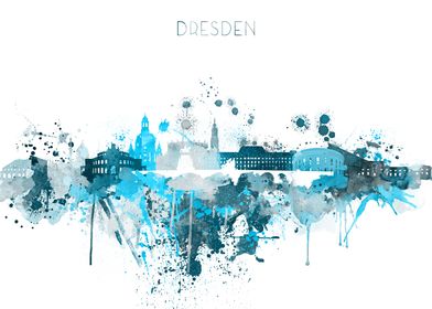 Dresden Germany Skyline