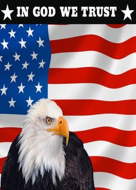 American Eagle Flag God