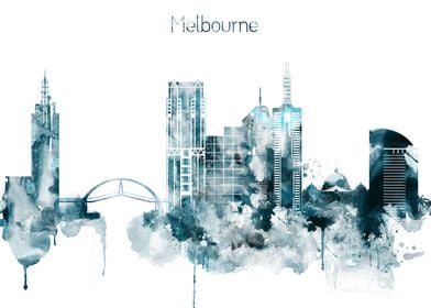 Melbourne City Skyline