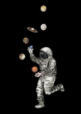 Astronaut Juggler