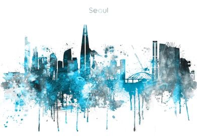 Seoul South Korea Skyline