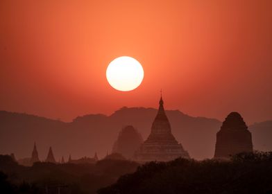 Evening at Bagan