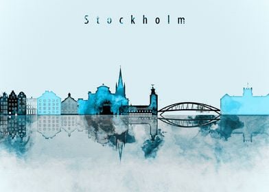 Stockholm Sweden Skyline