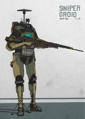 Military Robot Sniperdroid