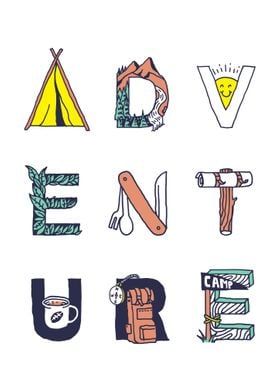 Adventure Typography