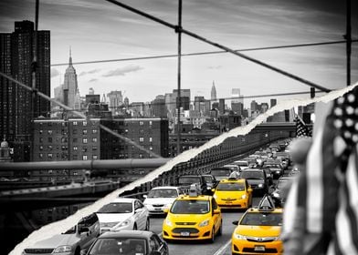 Three Yellow Cabs