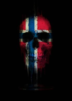 Norway Skull Flag