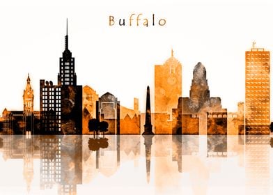 Buffalo New York Skyline