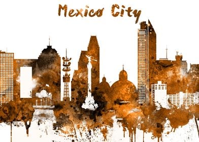 Mexico City Skyline