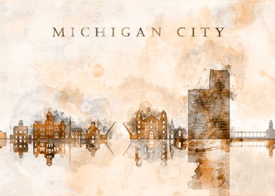 Michigan City Skyline 