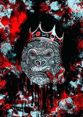 Graffiti Gorilla King