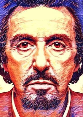 Al Pacino close up