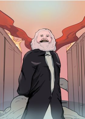 Karl Marx in Comics Art
