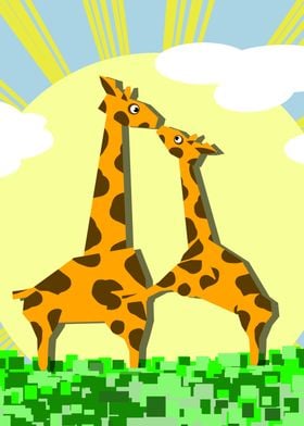 Cute Giraffes