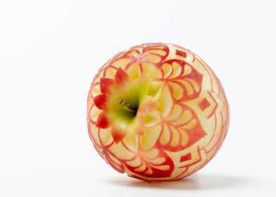 designed red apple