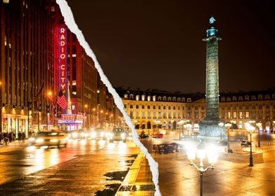 NYC Paris Nocturne